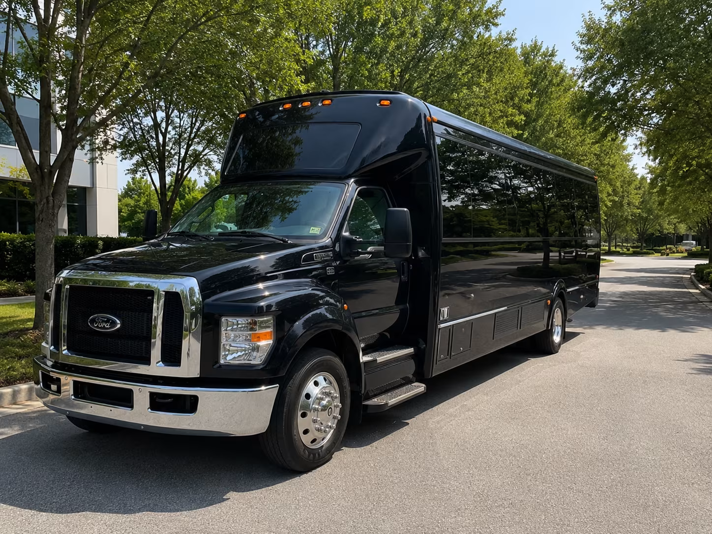 hit every photo stop in your madison party bus before the dance