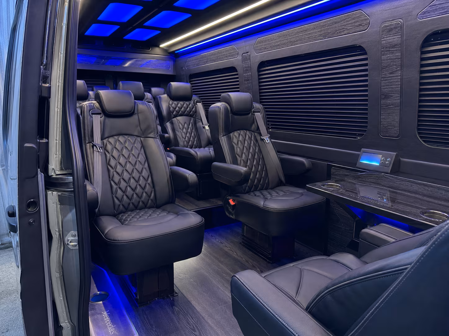 sprinter van transportation for groups and events across madison
